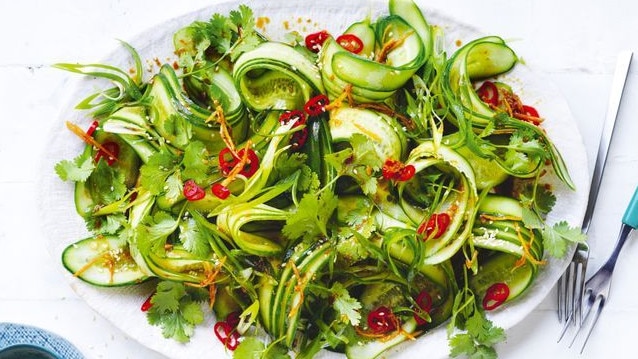 Try this refreshing salad with a protein of your choice.