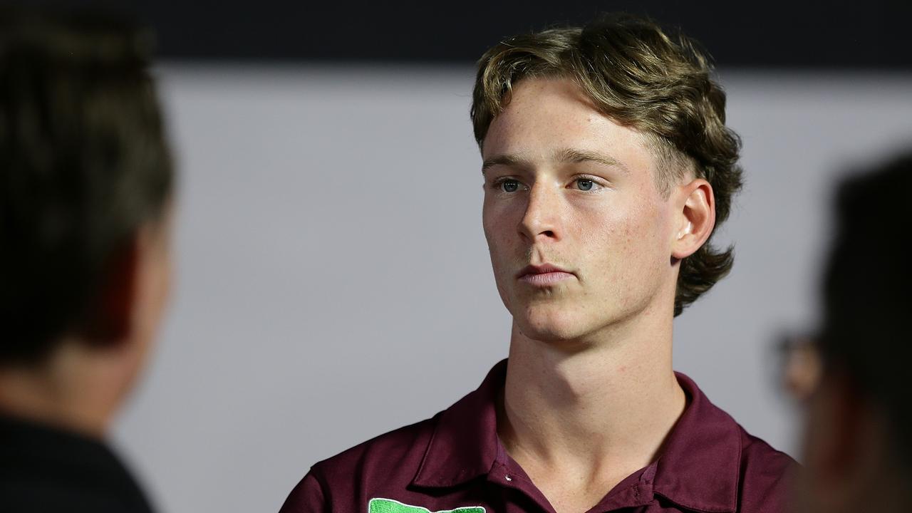 Matt Johnson slid out of the first round of the AFL Draft, to much surprise. (Photo by Will Russell/AFL Photos via Getty Images)