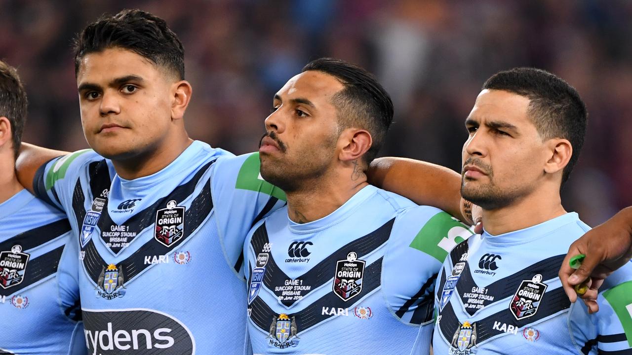 Laurie Daley has urged Latrell Mitchell to use Indigenous Round as a springboard into Origin. Picture: AAP Image/Dave Hunt