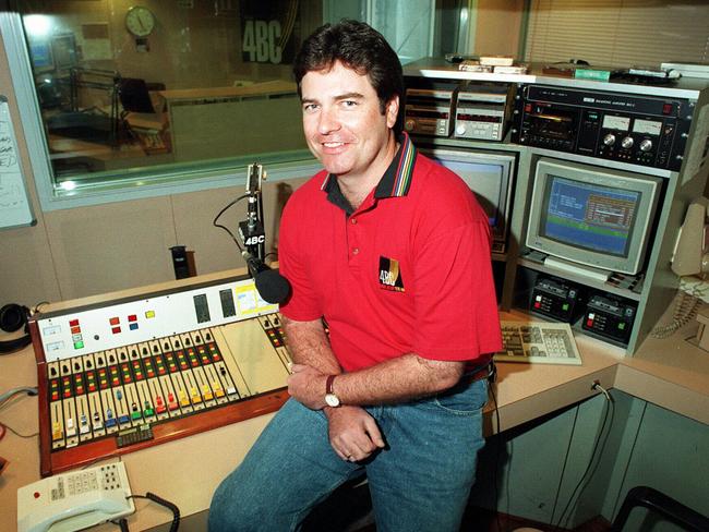 Mark Braybrook, who joined 4BC in 1993, is pictured in 1997 at the station. His last day as Drive host will be on Friday when content will then be syndicated out of Sydney.