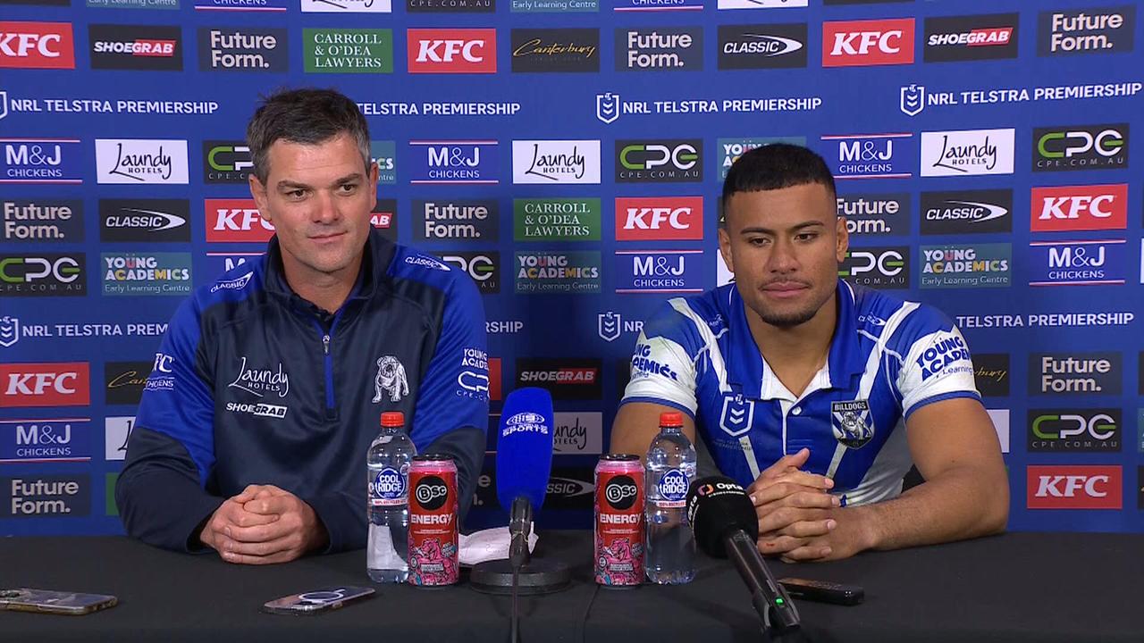 Bulldogs press conference grab pic