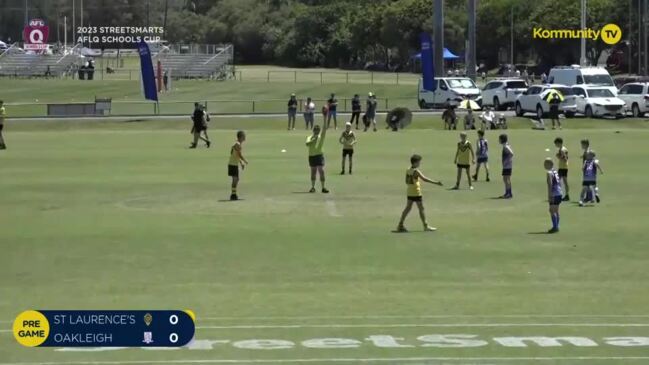 Replay: AFL Queensland Schools Cup State Finals Day 1 - St Laurence's College v Oakleigh State School (Primary Male)