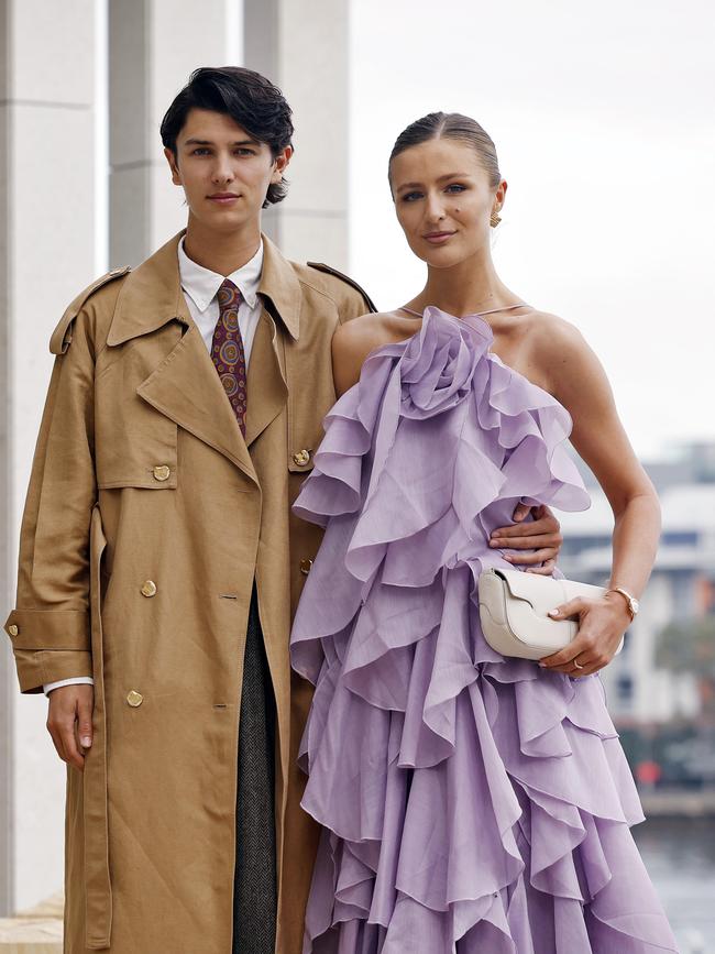 Count Nikolai of Monpezat and Benedikte Thoustrup pictured at the Aje show at Barangaroo. Picture: Sam Ruttyn