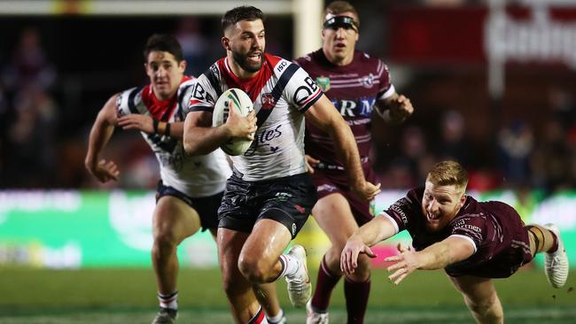 Put the skipper tag on Tedesco in Round 2 against the Sea Eagles. Picture: Matt King/Getty Images