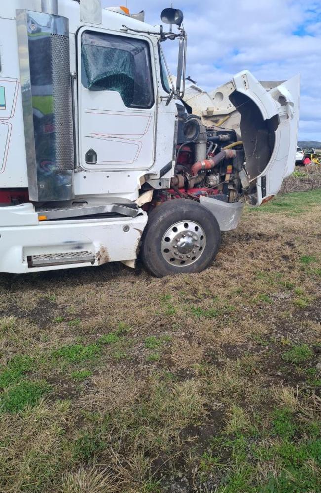 MAJOR CRASH: Emergency services have rushed to the scene of a truck v car collision outside Toowoomba.