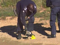 Police have found two items of interest near a dam in the search for the body of Samantha Murphy Picture: 9News