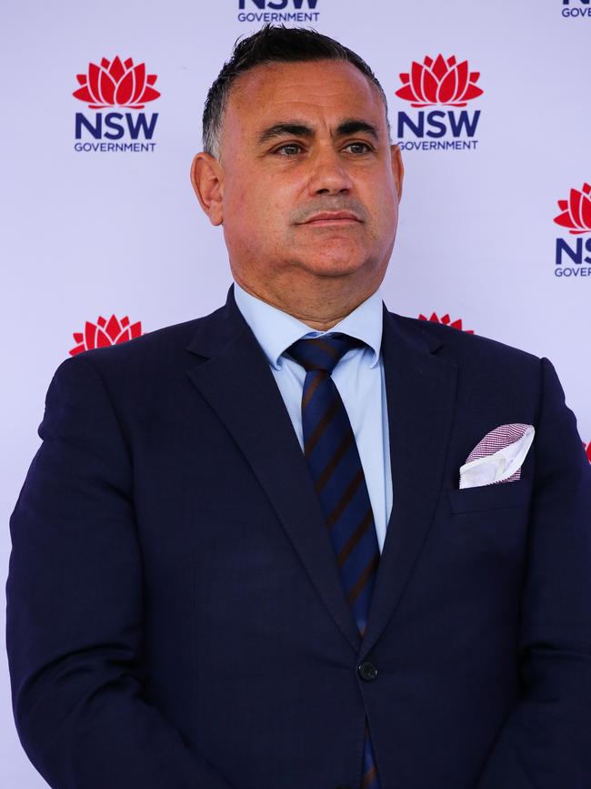 Mr Ayres insists John Barilaro was chosen for the trade commissioner role independently and meritoriously. Picture: Kym Smith. Picture: NCA NewsWire / Gaye Gerard