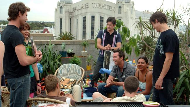 A scene from TV show The Secret Life Of Us, shot in Melbourne.