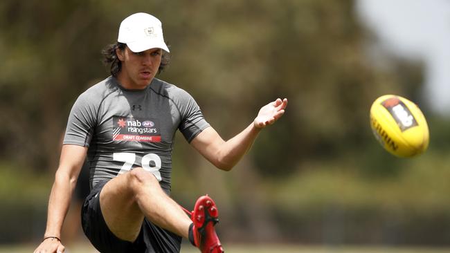 Elijah Hollands says he’s thrilled to have been drafted by the Suns and play footy on the Gold Coast. Picture: Getty Images.