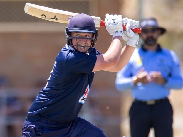 Geelong batsman Angus Boyd. Picture: Marcel Berens Sports Media.