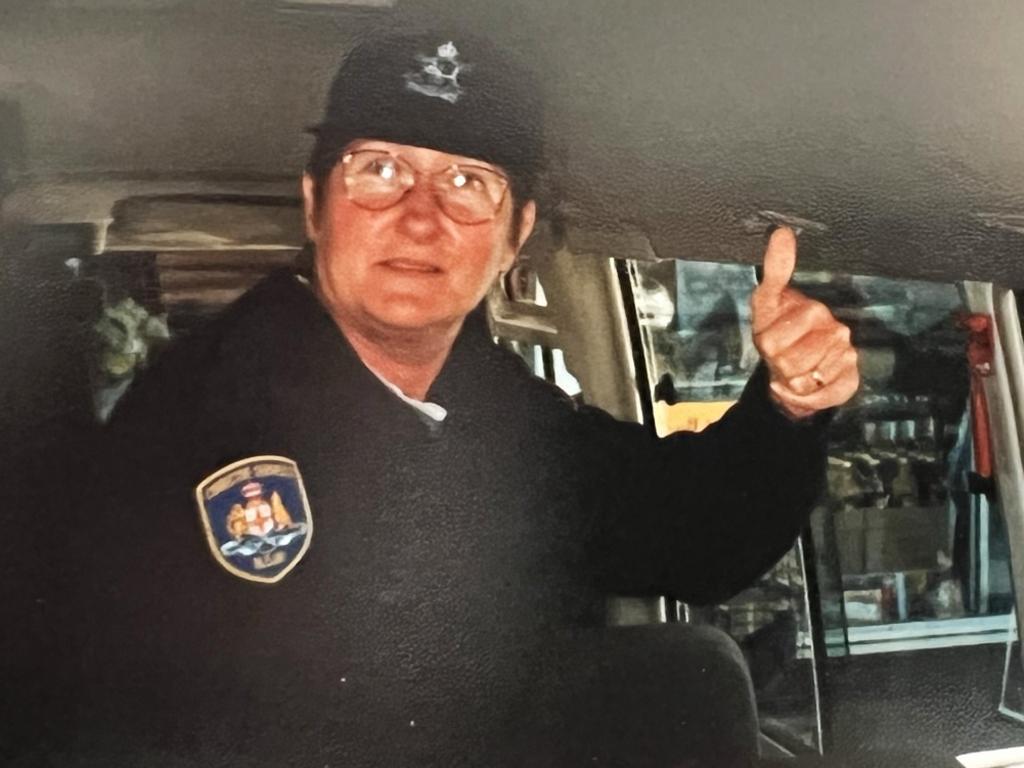 Jane Lohse during her time as a NSW correctional officer Picture: Supplied