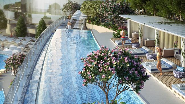 An artists impression of Crown Residences in Barangaroo, where more than three sales topped $40m.