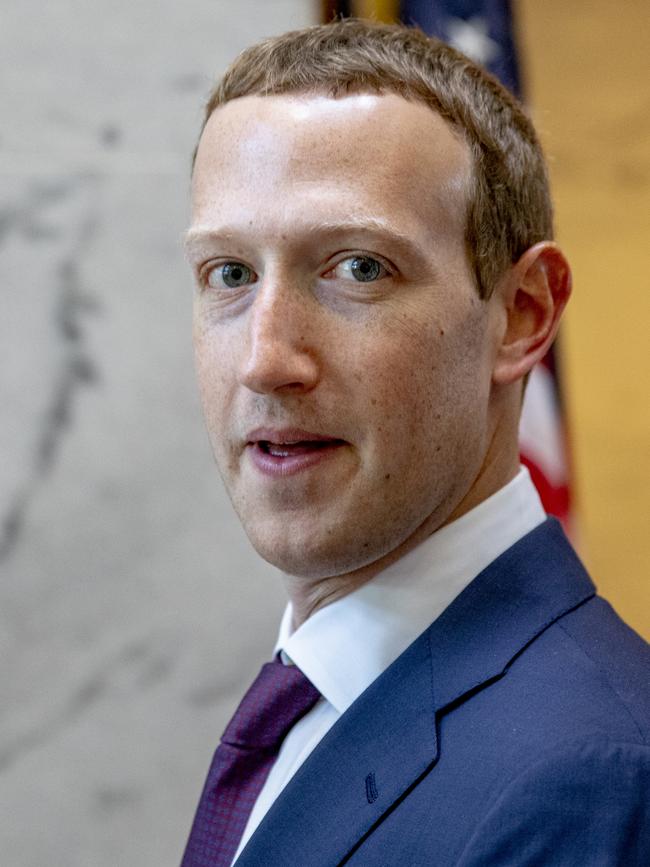 Facebook founder and CEO Mark Zuckerberg. Picture: Getty Images