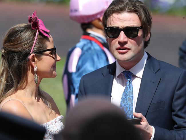 Eustace and Melbourne Cup-winning jockey and partner Michelle Payne.