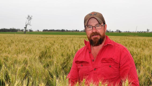 Victorian Farmers Federation grains vice president and Minyip grower Ryan Milgate says Geelong Port is already at capacity in high production years. Picture: James Wagstaff