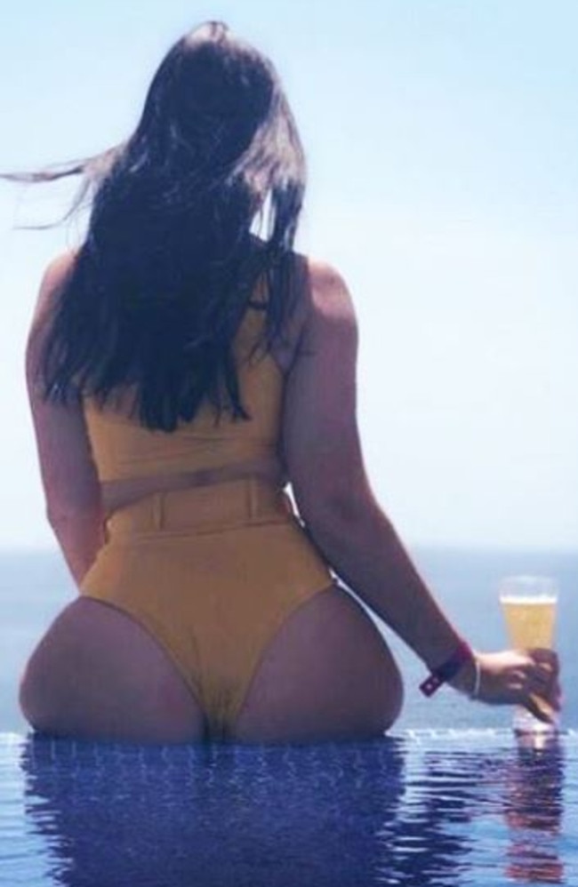 Cara De La Hoyde enjoys a view and a beer to boot.