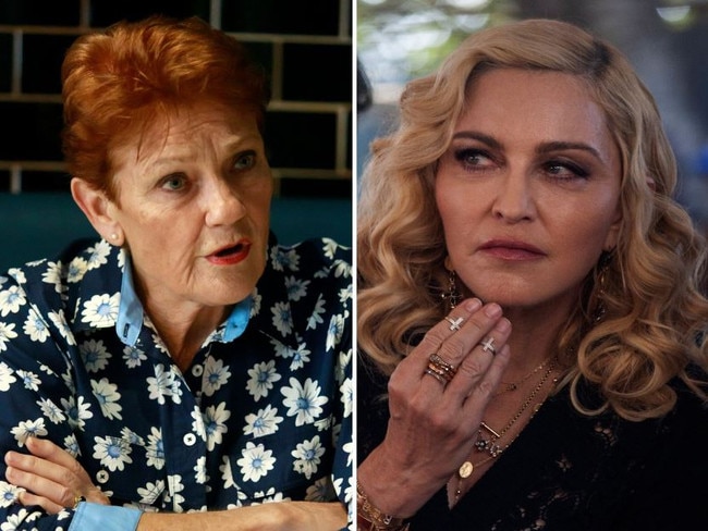 What Pauline Hanson and Madonna have in common