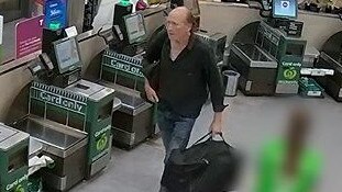 David Collin captured on CCTV the night before he was killed.