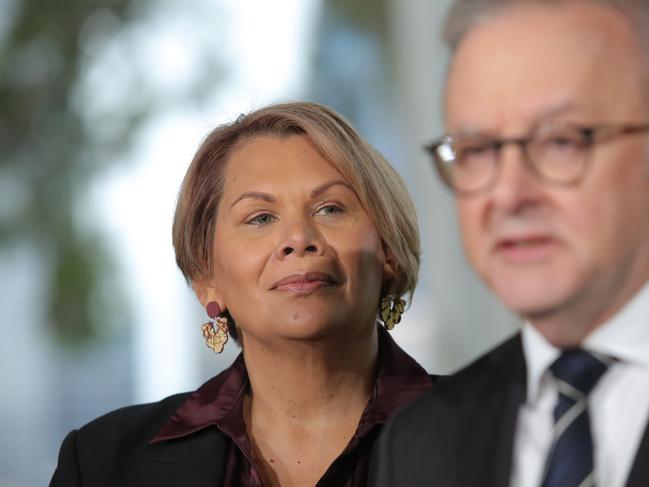 PERTH, AUSTRALIA - NewsWire Photos - June 2nd 2025: Prime Minister Anthony Albanese at a press conference announcing former Green's senator Dorinda Cox has joined the Labor Party; Announced at The Old Tea Pavilion, Kings Park  in Perth, WA. Picture: NewsWire / Philip Gostelow