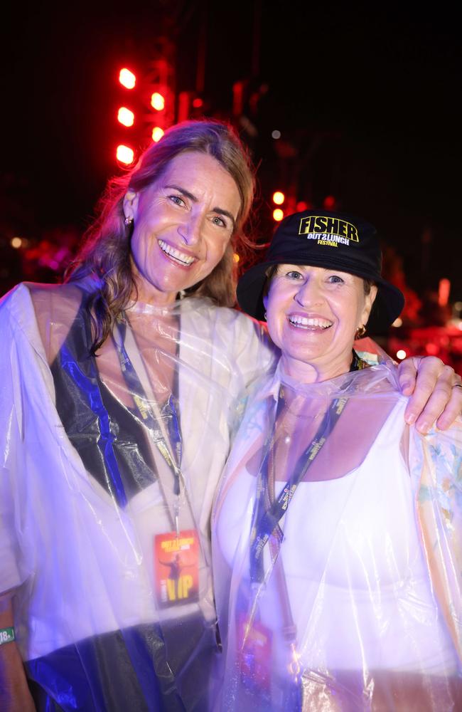 Melissa Bernard and Michelle Neyland at the Out 2 Lunch Festival 2025 on Saturday at Broadwater Parklands Southport for Gold Coast at Large. Picture, Portia Large.