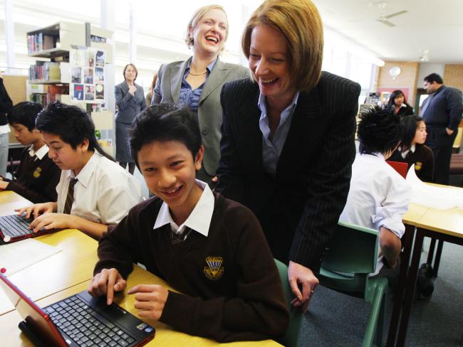 <p>The first round of the Digital Education Revolution provided funding for more than 116,000 laptops to 896 secondary schools across the country. Picture: Sam Mooy</p>