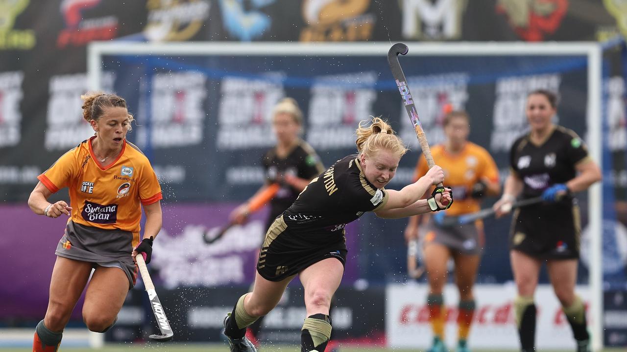 2022 Hockey One player of the year, Amy Lawton will be looking to atone for Hockey Club Melbourne’s finals collapse. Picture: Martin Keep/Getty Images