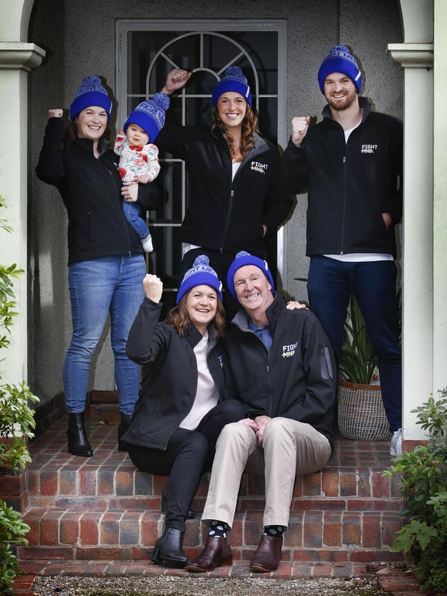 The whole Daniher family is involved in the foundation. Picture: David Caird