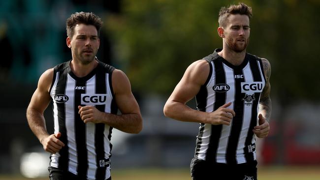 Collingwood will wear this special guernsey as part of its 125 year anniversary celebrations. Picture: Getty