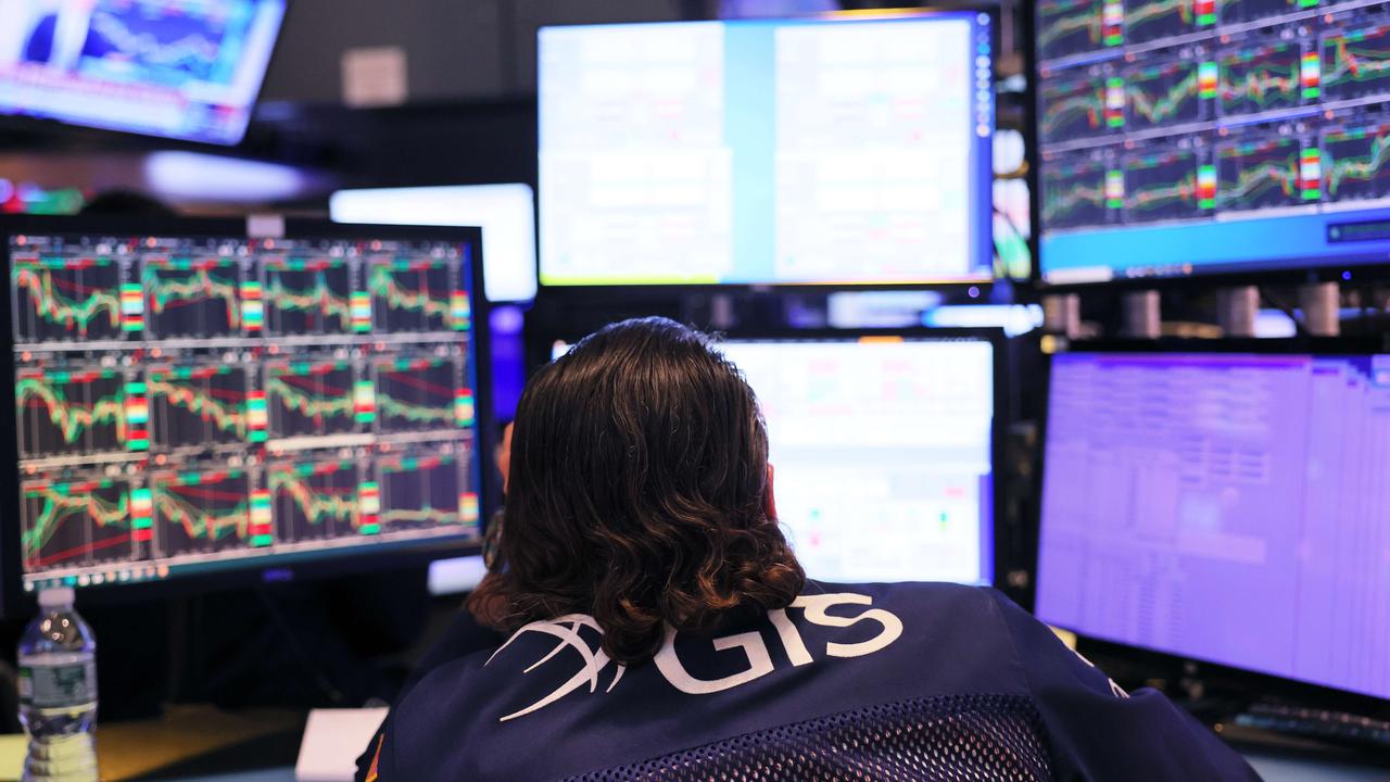 Traders work on the floor of the New York Stock Exchange in New York City. Picture: Michael M. Santiago/Getty Images/AFP