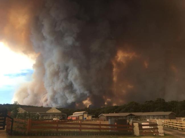 Amber Pantano took this photo at Maryknoll, near Bunyip State Park on Saturday afternoon. Picture: Facebook