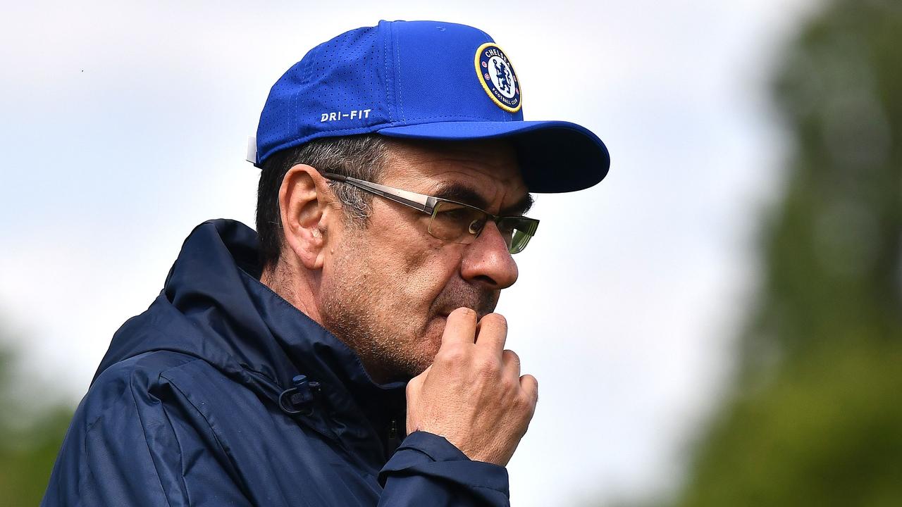 Chelsea's Italian head coach Maurizio Sarri