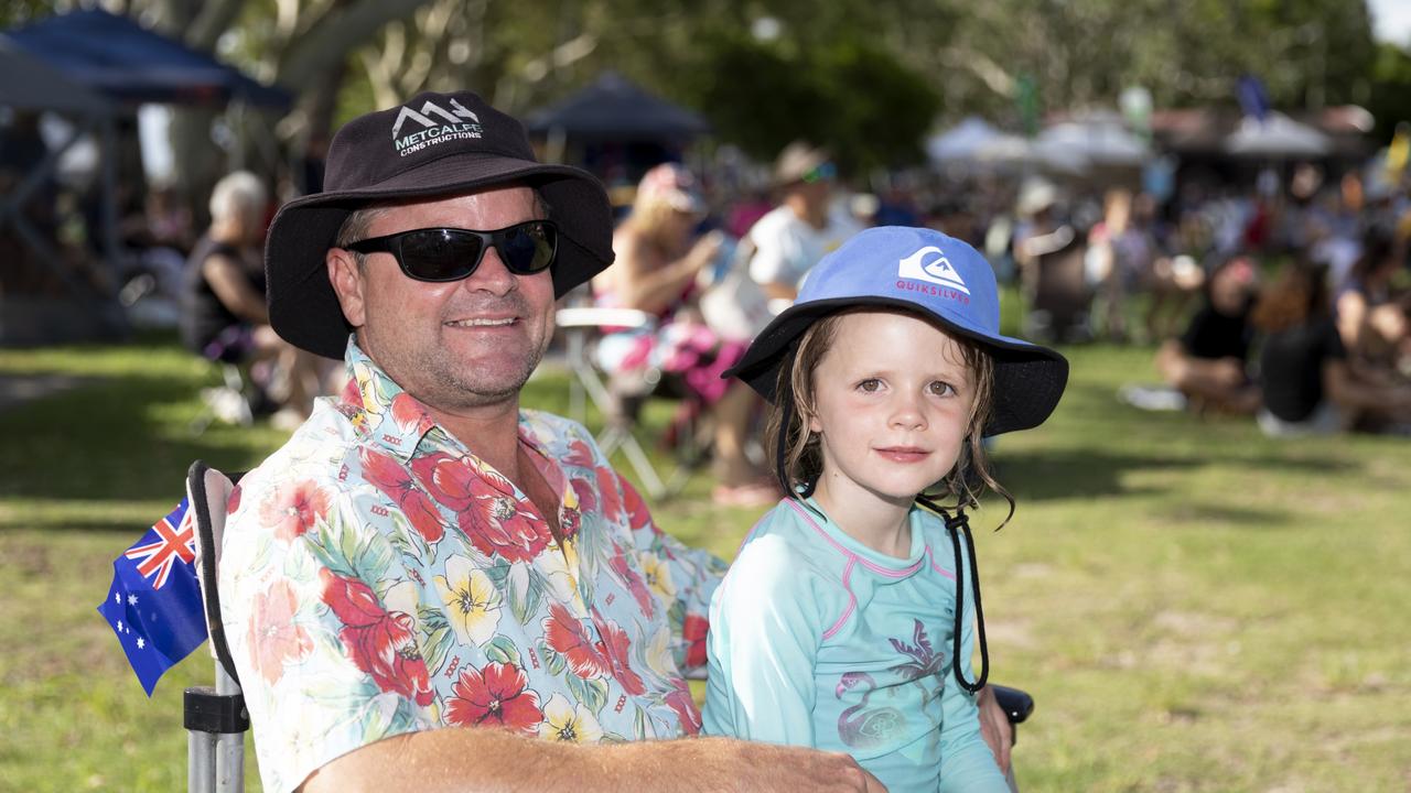 Australia Day at Bribie Island. Michael and Elsa Lewis, of Bribie. Picture: Dominika Lis