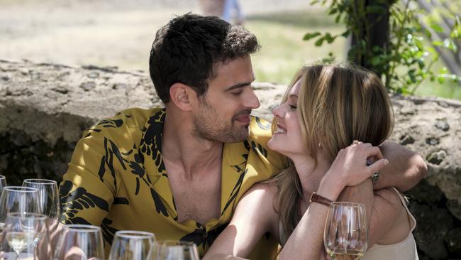Cameron and Daphne enjoy a moment in the sun. Picture: Binge/HBO