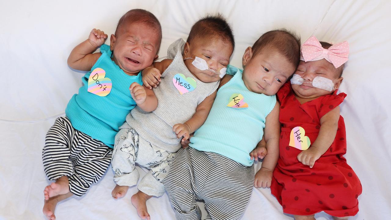 Quadruplets Born To IVF Parents; Miracle Birth As Four Bubs Hit Four ...