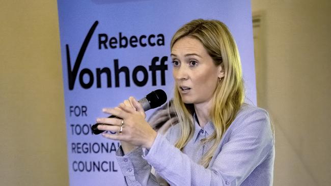 Rebecca Vonhoff is one of the candidates seeking preselection from the LNP. Picture: Peter Bourne