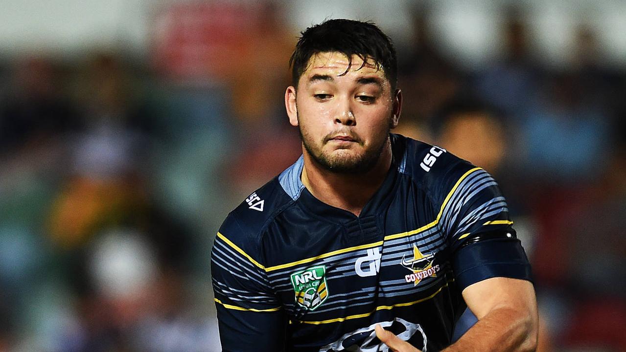 Brandon Smith in action for North Queensland Cowboys under 20s