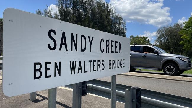 Rocks were allegedly thrown at passing cars next to Sandy Creek Ben Walters Bridge and Nanango State School on Saturday night.