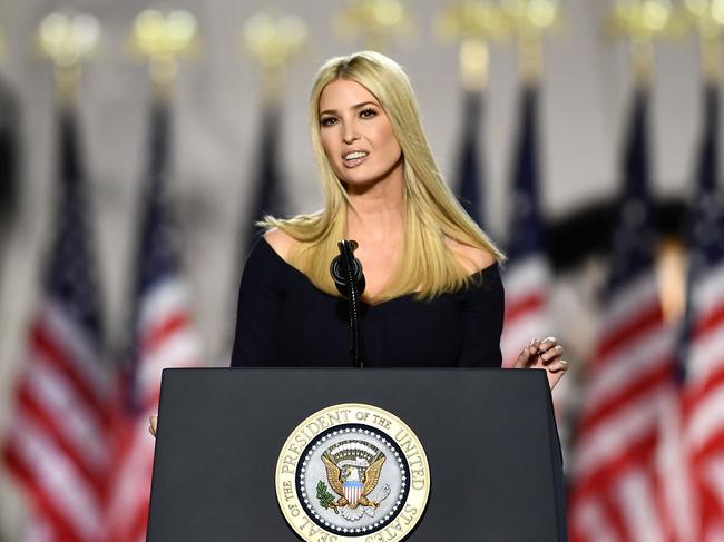 Ivanka Trump, 39, has been described as “brilliant” by her father. Picture: AFP