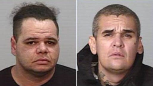 Carl Lawrence (left) and Luke Donald Murray have been sentenced for kidnapping a man in late 2021. Pictures: NSW Police