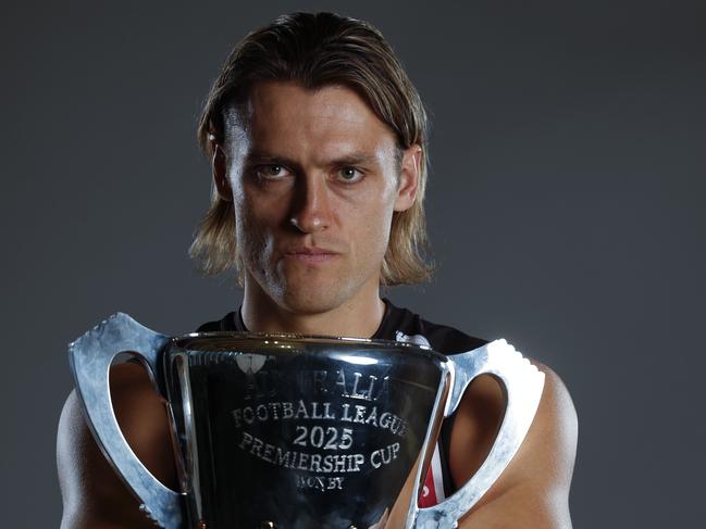 Buckley says Collingwood needs Darcy Moore back to his best to contend. Picture: Michael Klein