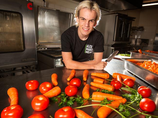 Alex Dekker of Alex Makes Meals. Picture: Tony Gough