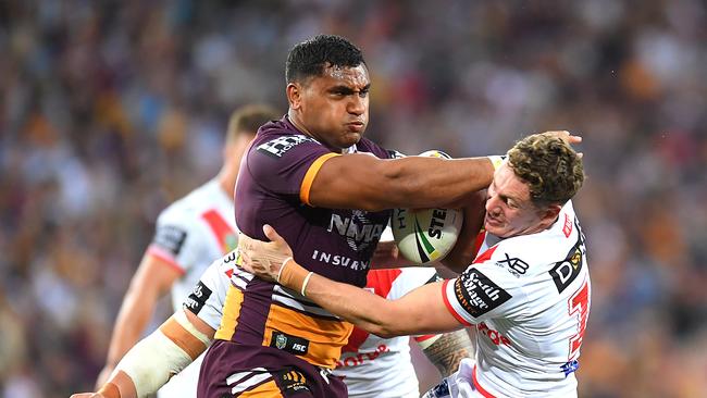 Tevita Pangai Jr recently re-signed with Brisbane for a single season. (Photo by Albert Perez/Getty Images)