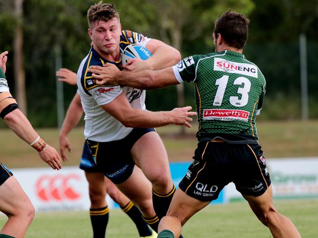 Jai Arrow is set to make his NRL debut. Picture: Peter Cronin