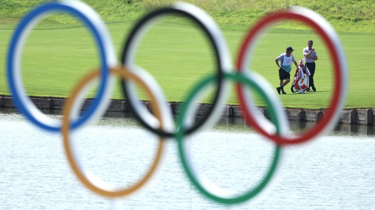 Hosting an Olympic Games is a huge commitment of money and resources. Pictured is Canada’s Corey Conners and his caddie on the 15th hole at Le Golf National on August 01, 2024, in Paris. Picture: Kevin C. Cox/Getty Images