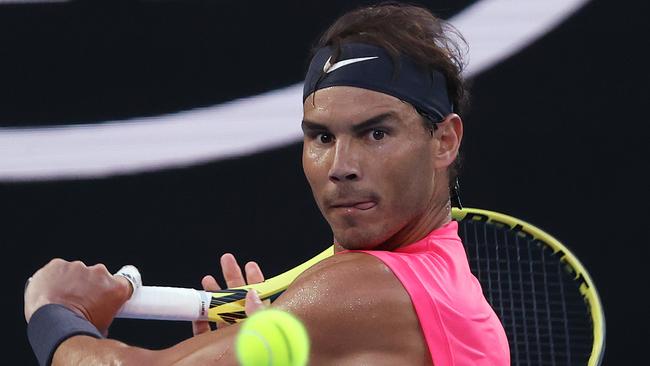 Rafael Nadal says players need to be patient. Picture: Michael Klein