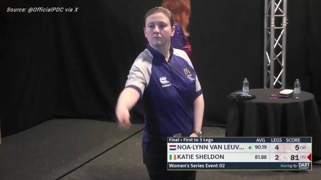 Trans darts player wins a women’s title days after claiming a title ...