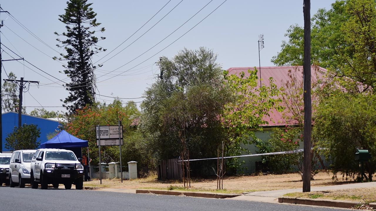 Investigators cordoned off the little girl's Burbank St home in Chinchilla for a number of days in late 2019, months after Kaydence was reported missing. Pictures: Peta McEachern