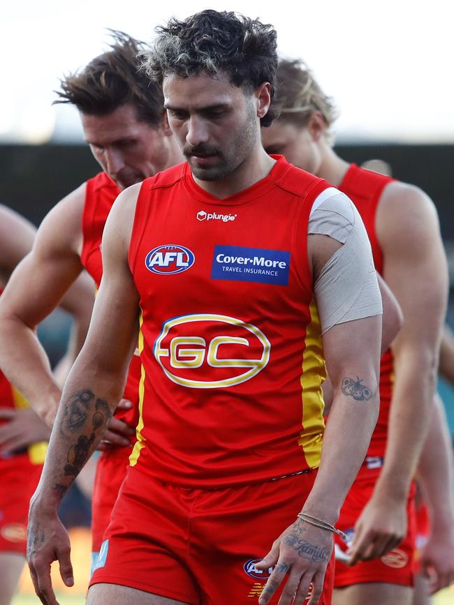 Suns forward Izak Rankine has had serious interest from the Adelaide Crows. Picture: Getty Images