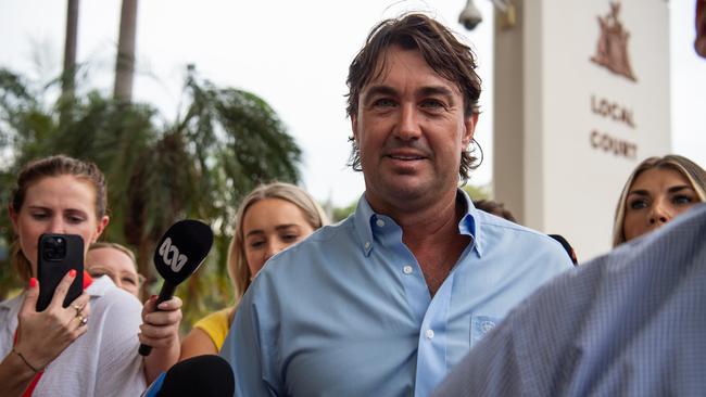 Matt Wright arrives at the Darwin Local Court on Thursday. Picture: Pema Tamang Pakhrin