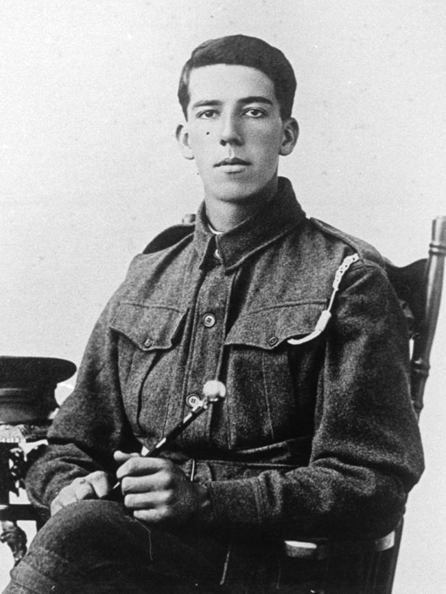 Morris H Mundy, a sapper with the No 4 Section (WA) 3rd Division Signalling Company 1st AIF in the 1914-1918 war. Picture: Fremantle City Library.